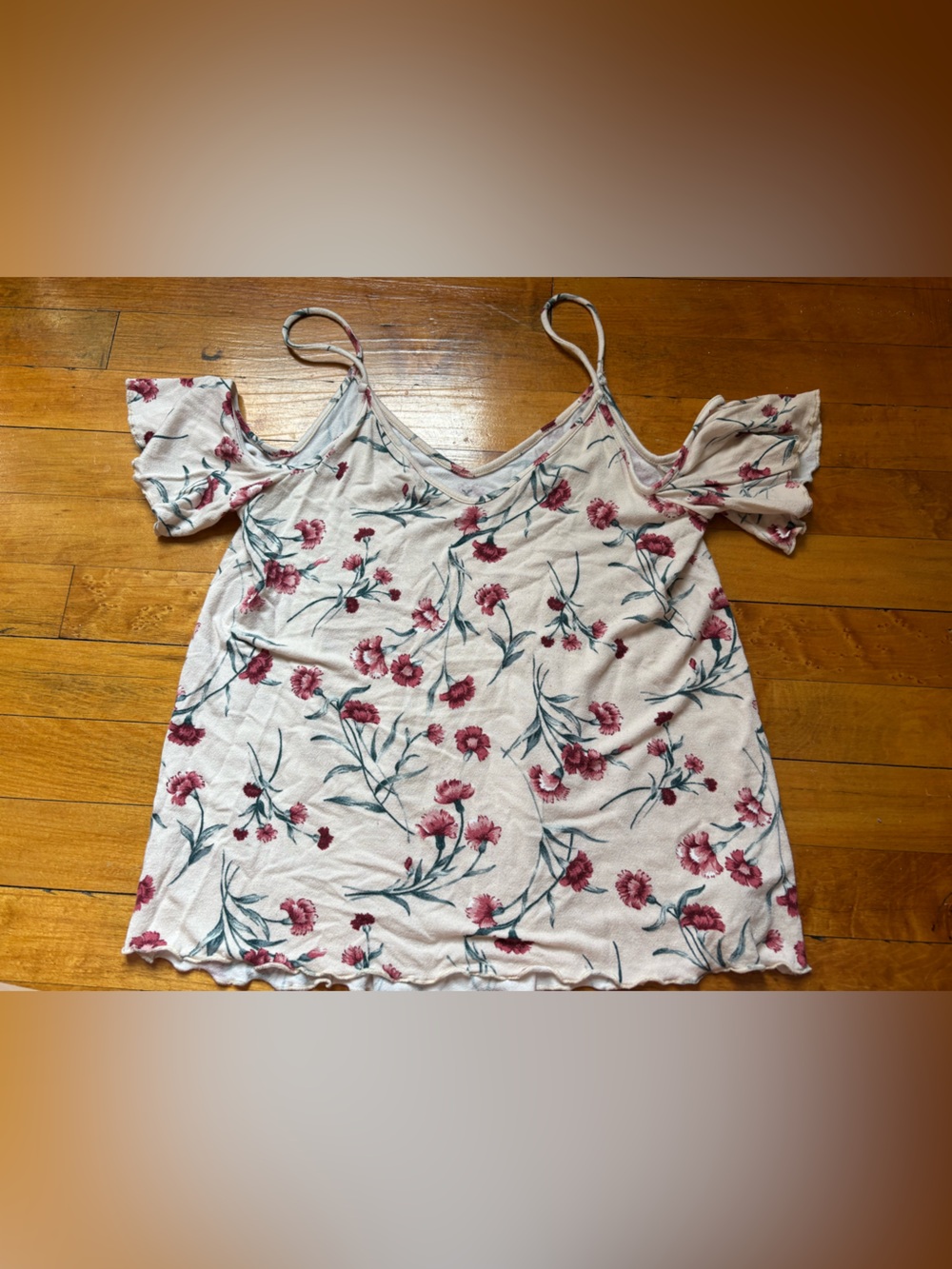 American Eagle Soft & Sexy Crepe Shirt Size S